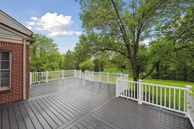 45055 Walnut Rdg, Northville, MI 48168 - deck featuring a lawn