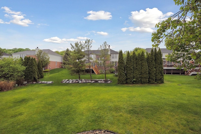 45055 Walnut Rdg, Northville, MI 48168 - view of grassy yard with a residential view