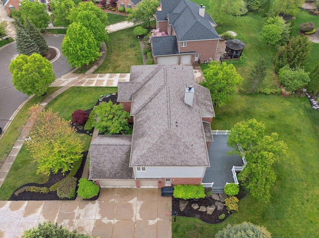 45055 Walnut Rdg, Northville, MI 48168 - view from above of property