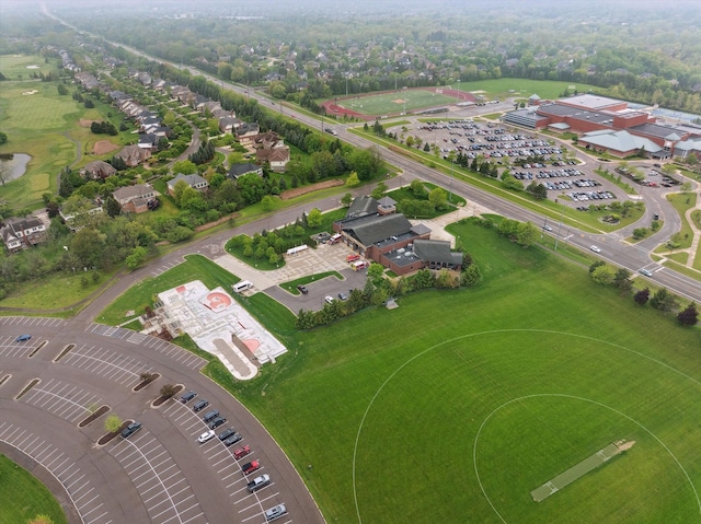 45055 Walnut Rdg, Northville, MI 48168 - drone / aerial view