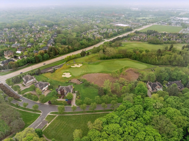 45055 Walnut Rdg, Northville, MI 48168 - aerial view of property's location with a golf course