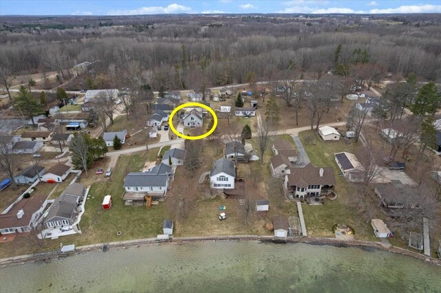 14319 Park Dr, Mecosta, MI 49332 - aerial view of property's location featuring nearby suburban area and a forest