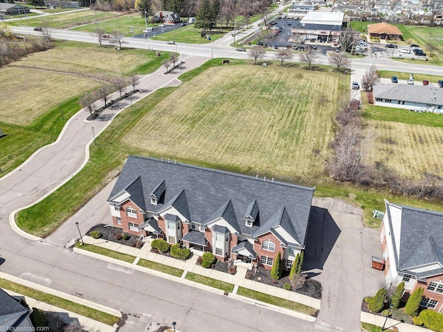 aerial view featuring a residential view