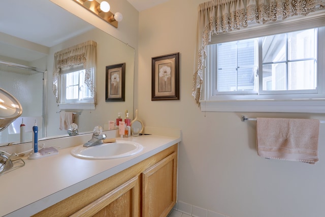 18735 Hilltop Blvd, Riverview, MI 48193 - bathroom with a shower with door and vanity