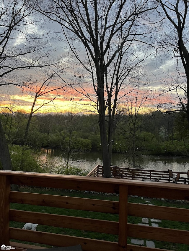 501 Dutch Mill Dr, Flushing, MI 48433 - water view with fence