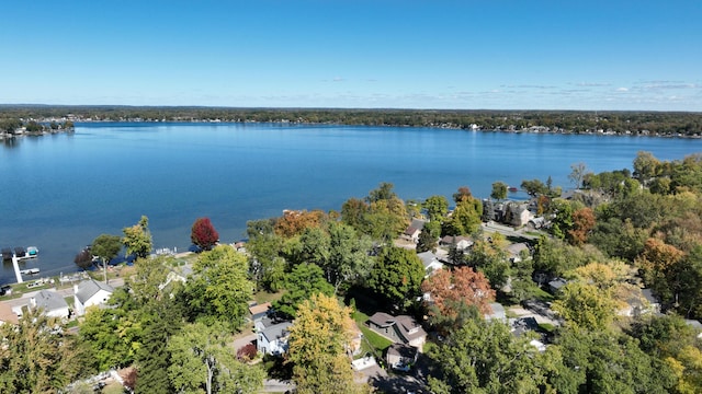 306 Eubank St, Novi, MI 48377 - drone / aerial view of a large body of water
