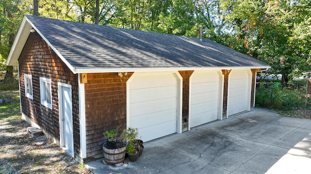 306 Eubank St, Novi, MI 48377 - view of detached garage