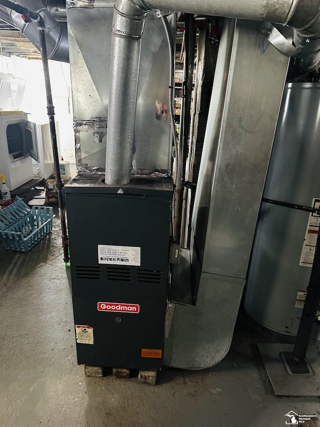1073-1075 Morrell St, Detroit, MI 48209 - utility room with water heater and heating unit