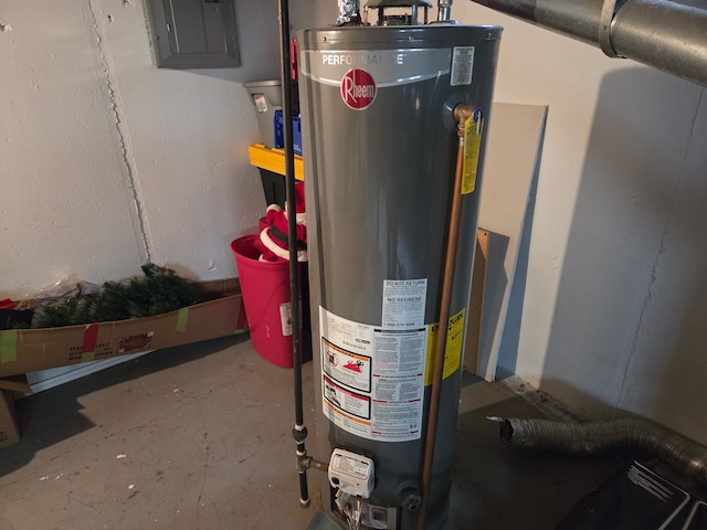2046 Stieber St, Westland, MI 48186 - utility room with water heater and electric panel