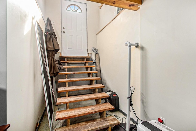 view of stairs