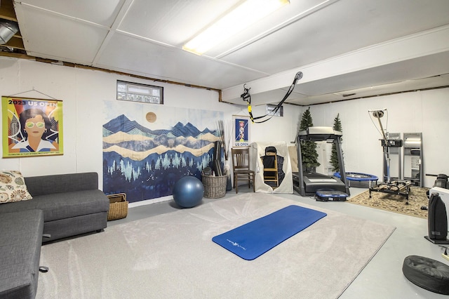 view of exercise room