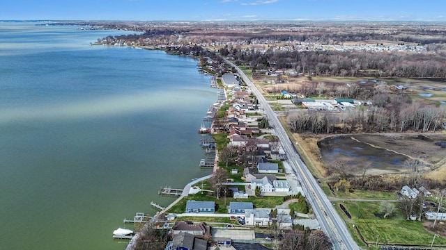 9861 Dixie, Ira, MI 48023 - bird's eye view featuring a water view