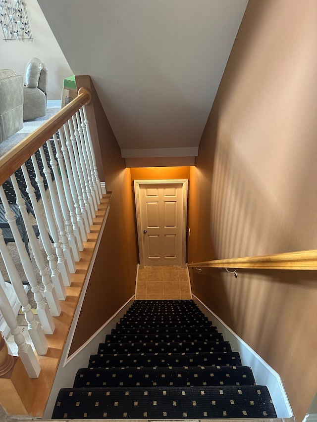 5238 Windmill Dr, Troy, MI 48085 - stairs featuring baseboards