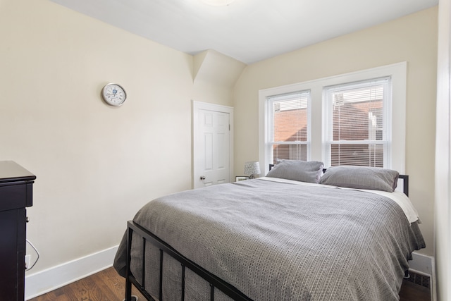 16890 Monica St, Detroit, MI 48221 - bedroom with dark wood-type flooring and baseboards