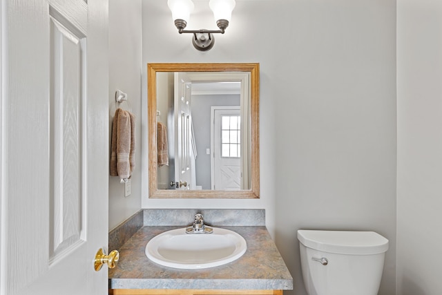 1053 Woodward Hts, Ferndale, MI 48220 - bathroom with toilet and vanity