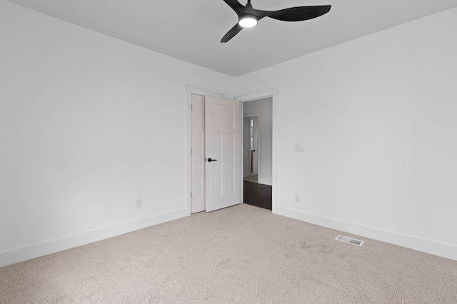 1651 Edison St, Detroit, MI 48206 - spare room with ceiling fan, carpet floors, and baseboards