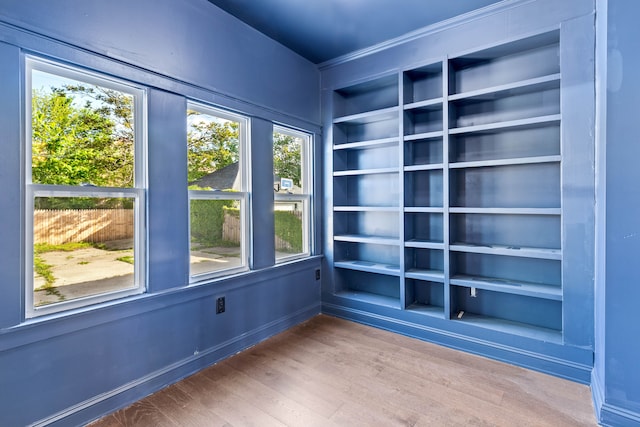 1651 Edison St, Detroit, MI 48206 - unfurnished room featuring wood finished floors and baseboards