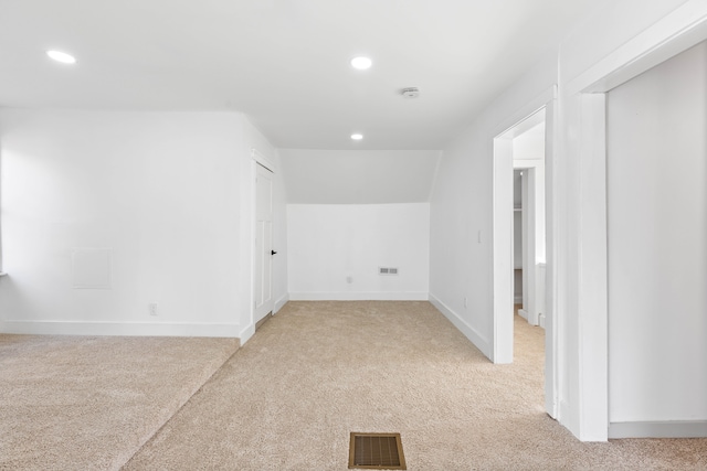 1651 Edison St, Detroit, MI 48206 - bonus room featuring light carpet, recessed lighting, and baseboards