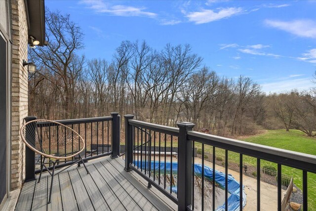 1194 Eagle Nest, Milford, MI 48381 - view of wooden deck