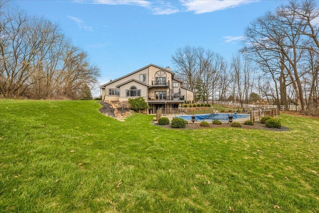1194 Eagle Nest, Milford, MI 48381 - back of property with a lawn