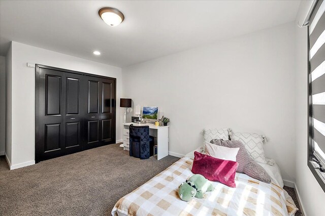 1194 Eagle Nest, Milford, MI 48381 - bedroom with carpet floors, baseboards, and recessed lighting