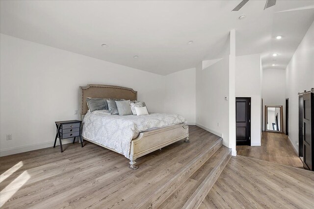 1194 Eagle Nest, Milford, MI 48381 - bedroom with light wood-style floors, baseboards, and recessed lighting