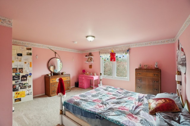 bedroom featuring carpet floors