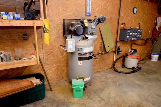 view of utility room