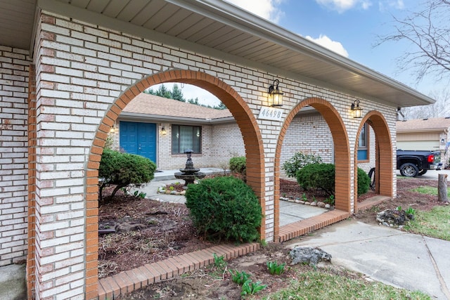 46498 Houghton Dr, Shelby, MI 48315 - exterior space with brick siding