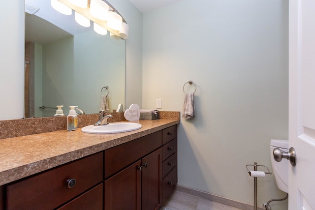 46498 Houghton Dr, Shelby, MI 48315 - bathroom with baseboards and vanity