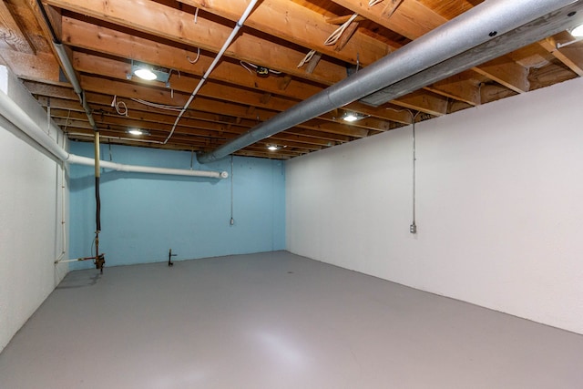46498 Houghton Dr, Shelby, MI 48315 - view of unfinished basement