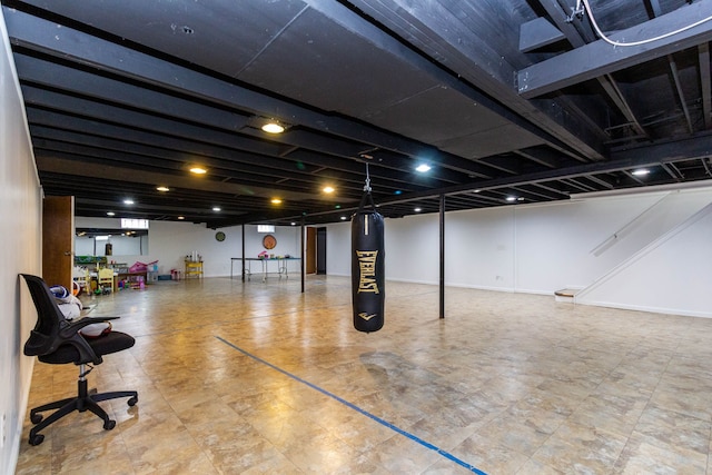 46498 Houghton Dr, Shelby, MI 48315 - view of finished basement