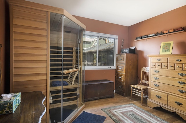 interior space featuring wood finished floors