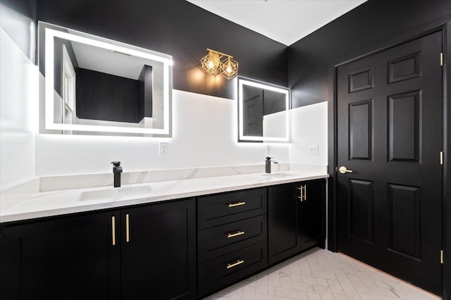 1459 Edison St, Detroit, MI 48206 - bathroom featuring a sink and double vanity