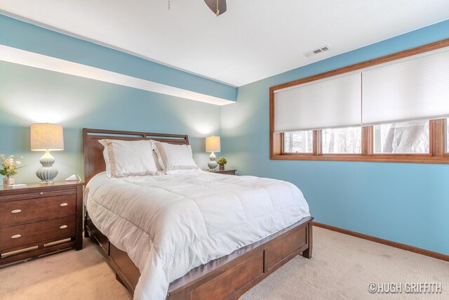 2376 Bob White Ct SE, Grand Rapids, MI 49546 - bedroom with carpet flooring, visible vents, and baseboards