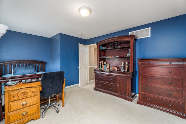3885 Silver Charm Ln, Howell, MI 48843 - home office with light carpet and baseboards
