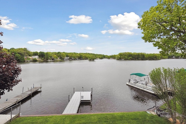 11449 Sunset Blvd, Pinckney, MI 48169 - dock area featuring a water view