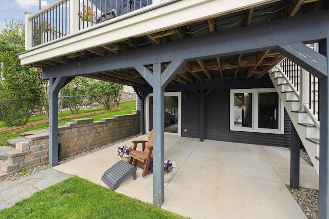 11449 Sunset Blvd, Pinckney, MI 48169 - view of patio / terrace featuring a balcony