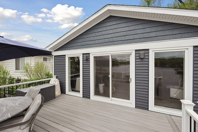 11449 Sunset Blvd, Pinckney, MI 48169 - view of wooden deck