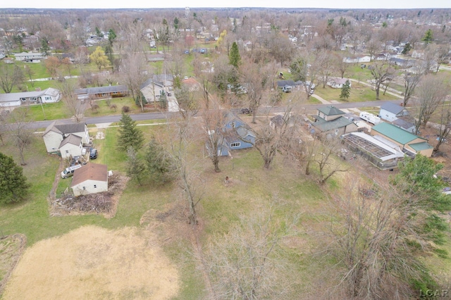 drone / aerial view featuring a residential view