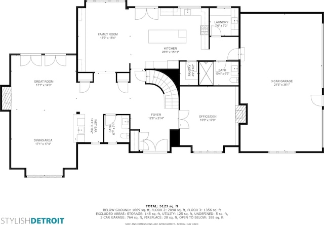 245 Chestnut Cir, Bloomfield Hills, MI 48304 - home floor plan