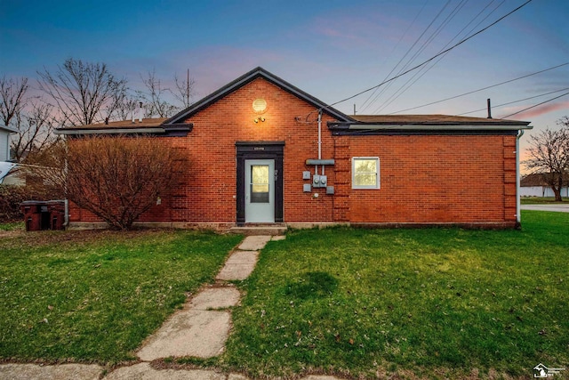 12800 Matthews St, Carleton, MI 48117 - view of front of home featuring a front yard and brick siding
