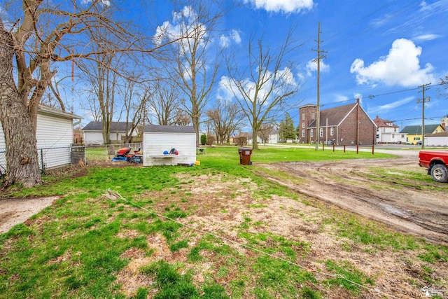 12800 Matthews St, Carleton, MI 48117 - view of yard with a shed and an outdoor structure