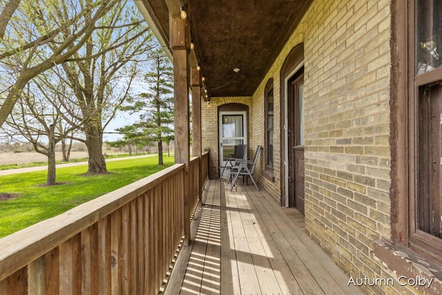 view of deck