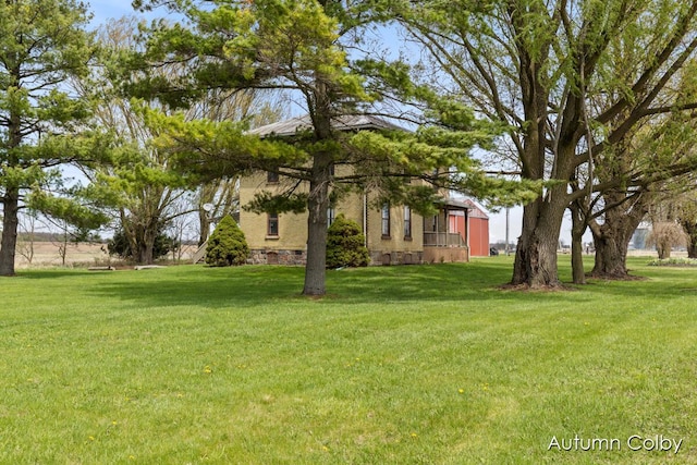 view of yard