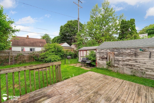 514 Chalmers St, Flint, MI 48503 - view of deck