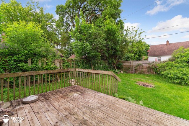 514 Chalmers St, Flint, MI 48503 - view of deck