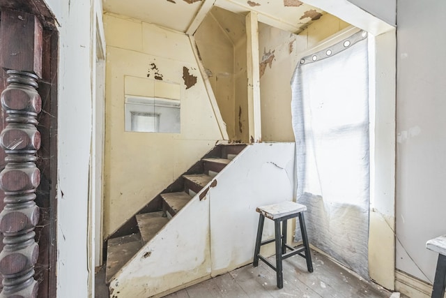 view of staircase