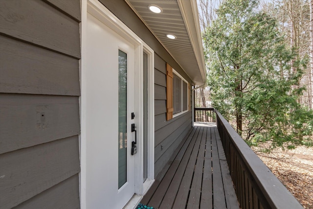 323 13th St, Plainwell, MI 49080 - view of deck