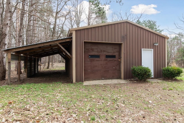 323 13th St, Plainwell, MI 49080 - view of outbuilding with an outdoor structure